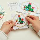 Cactus Mini Cross Stitch Embroidery Kit-3