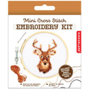Deer Mini Cross Stitch Embroidery Kit-4
