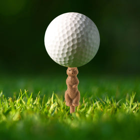 Gopher the Caddie Golf Tee - 0