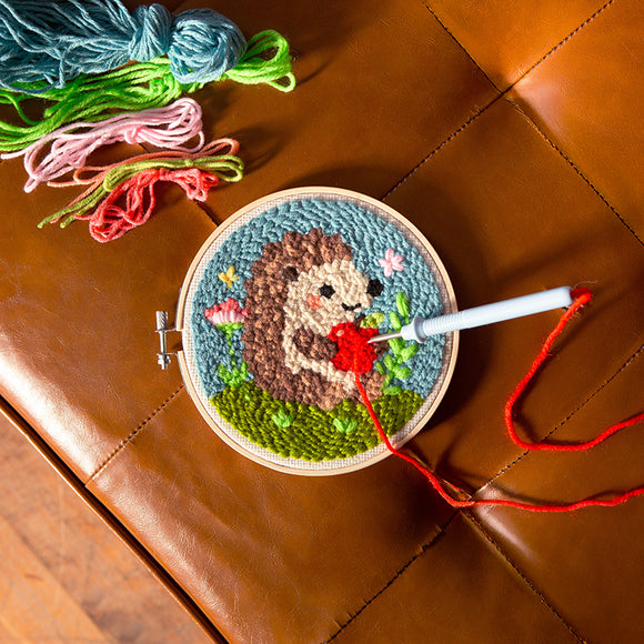 Hedgehog Punch Needle