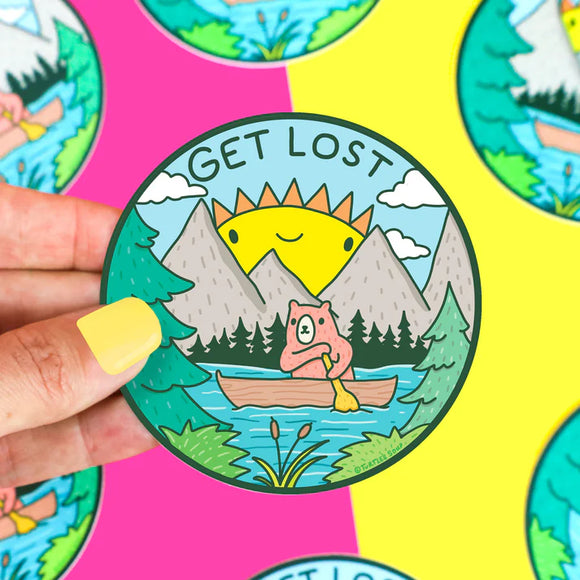 Get Lost Vinyl Sticker