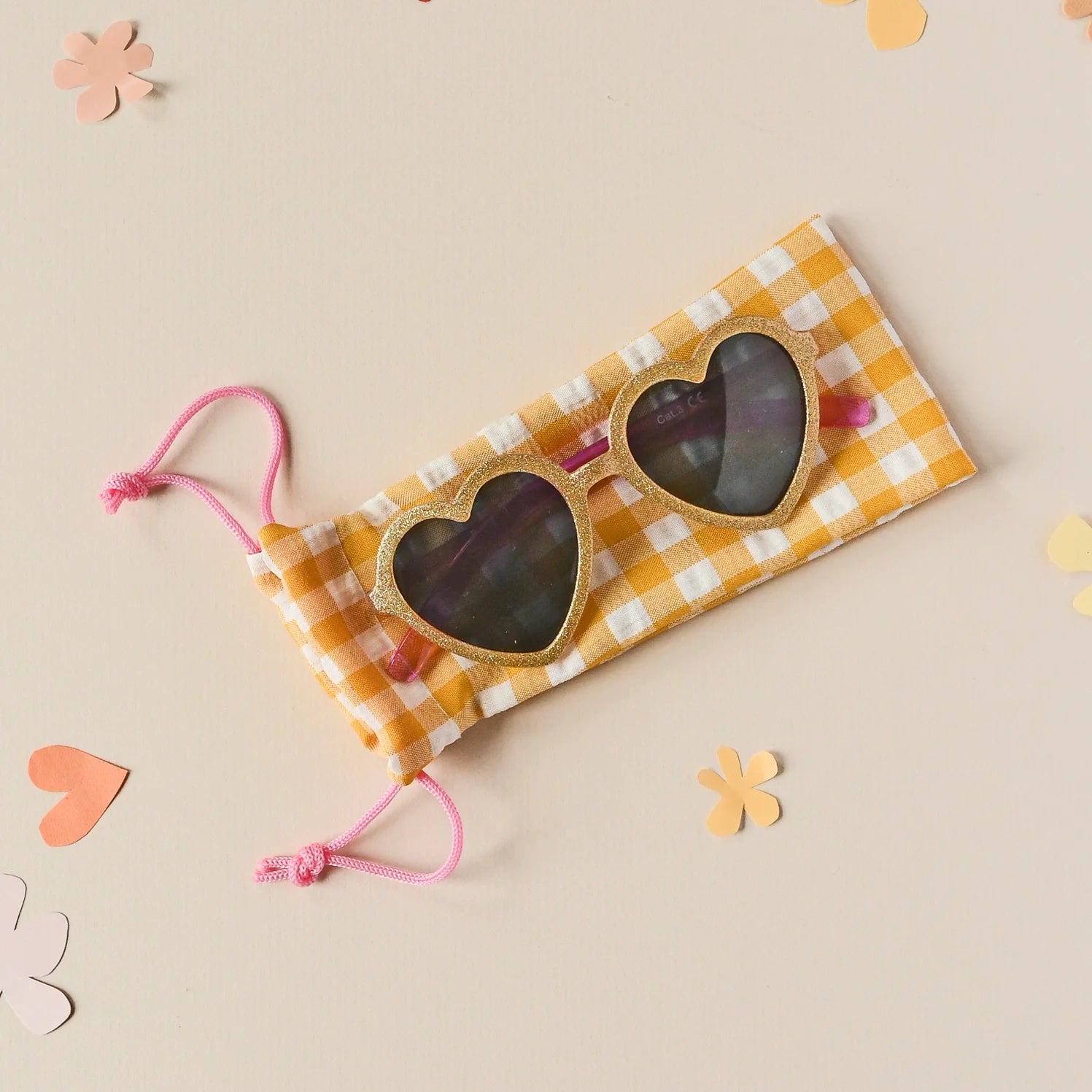 Glitter Hearts Sunglasses