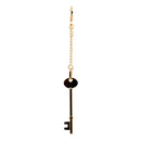 Gold Key on Chain Charm-1