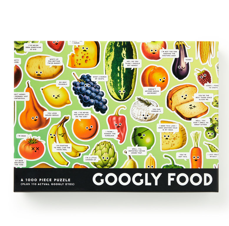 Googly Food 1000 Piece Puzzle