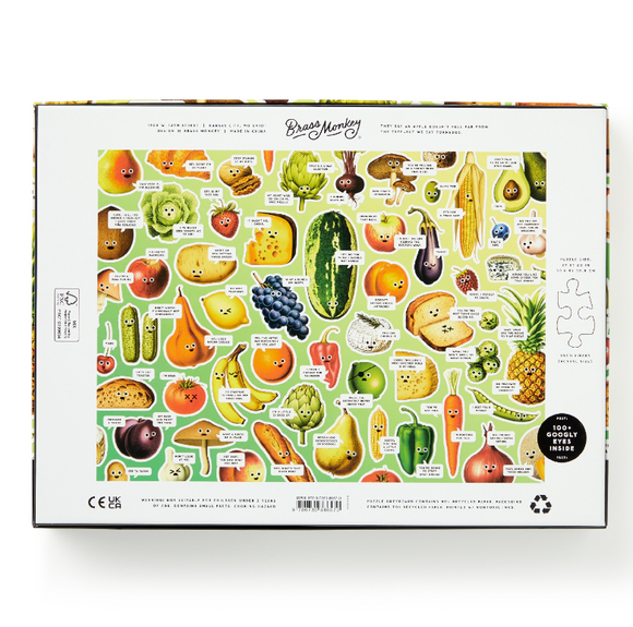 Googly Food 1000 Piece Puzzle