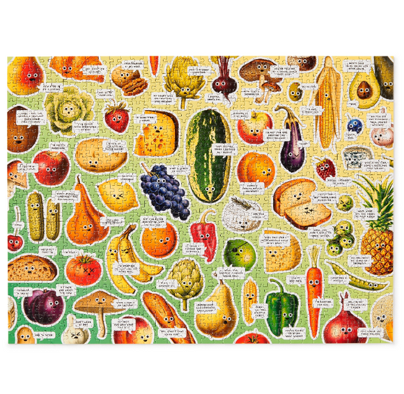 Googly Food 1000 Piece Puzzle