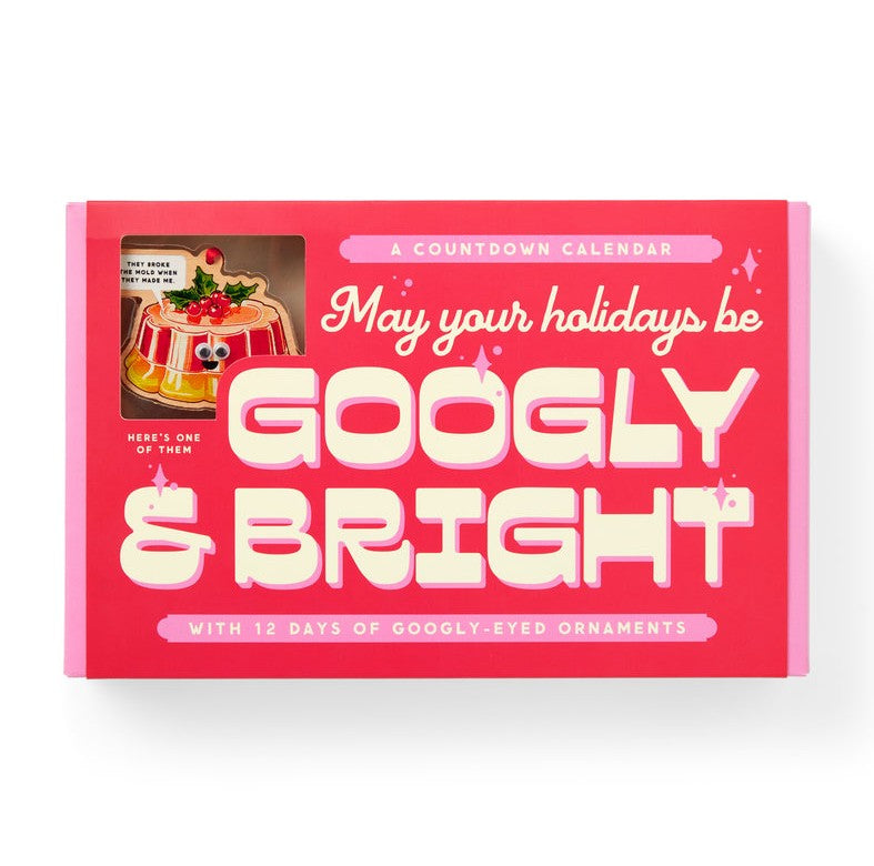 Googly & Bright Holiday Ornament Countdown Calendar - 0