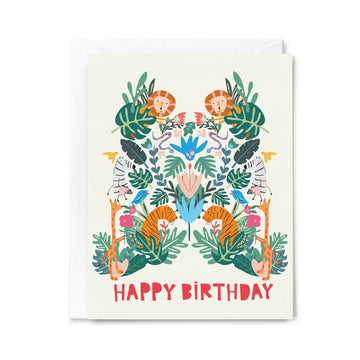 Happy Birthday - It's A Jungle Out There Card