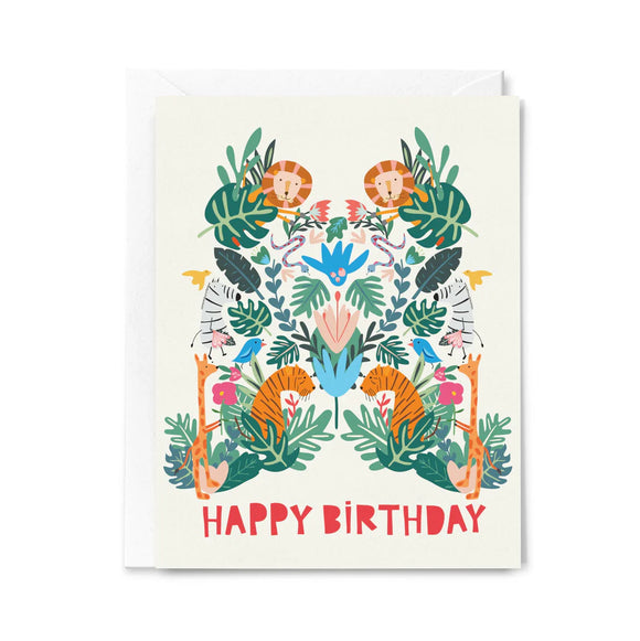 Happy Birthday - It's A Jungle Out There Card