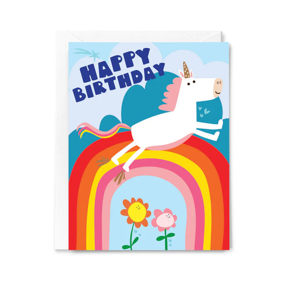 Happy Birthday Unicorn Card