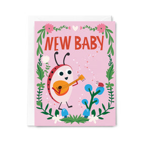 New Baby Ladybug Card