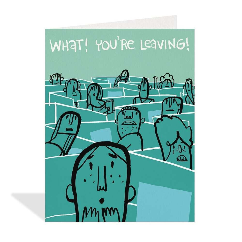 Leaving Office Retirement Card