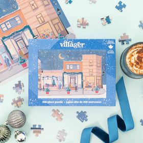 Villager Puzzles | Holiday Streets | 500-Piece Puzzle for Adults