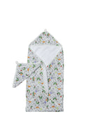 Loulou Lollipop Hooded Towel Set (various patterns)-5