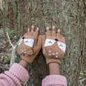 Doris Deer Knitted Gloves