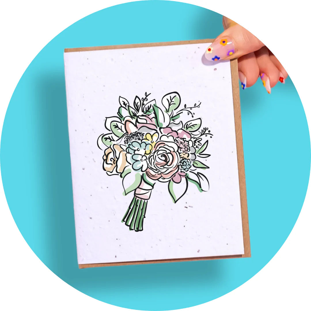 Fresh Bouquet Greeting Card (SowSweet)