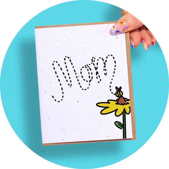 Mom + Bee Greeting Card (SowSweet)