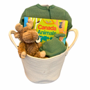 New Baby Boy Gift Basket - Moose-2