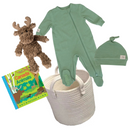 New Baby Boy Gift Basket - Moose-1