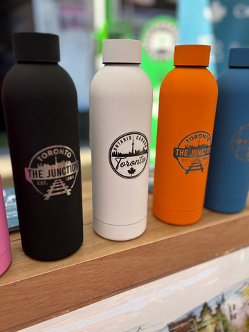Toronto and Junction - Engraved Soft Touch Thermal Water Bottle - 0