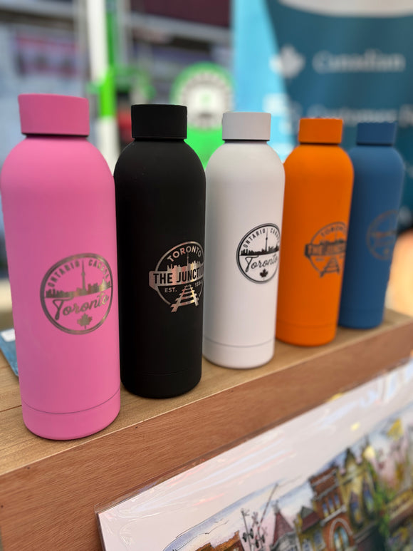 Toronto and Junction - Engraved Soft Touch Thermal Water Bottle