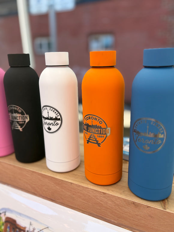 Toronto and Junction - Engraved Soft Touch Thermal Water Bottle