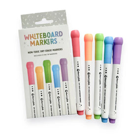 Whiteboard Dry-Erase Markers - Rainbow (5pc)