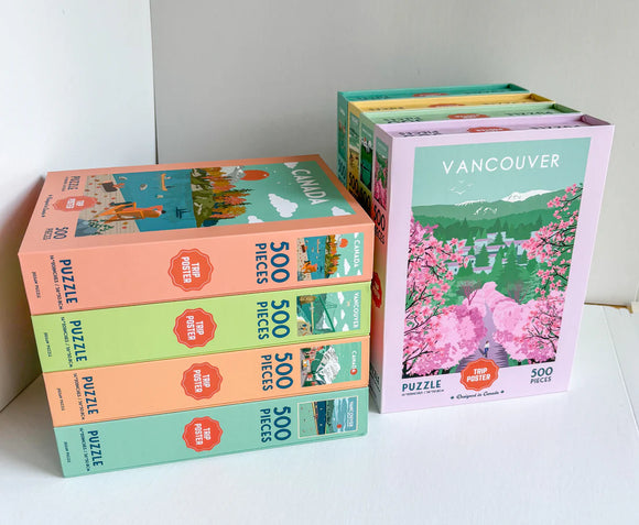 Canada Rocky Mountains - Banff- 500-piece Puzzle