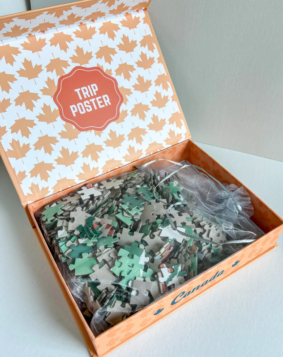 Canada Rocky Mountains - Banff- 500-piece Puzzle