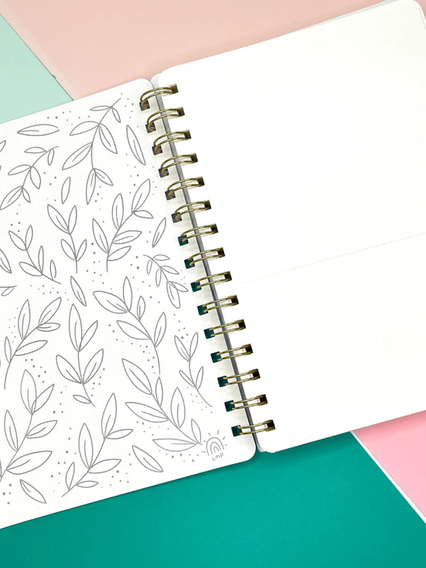 Spiral Lined Notebook with Inner Pocket