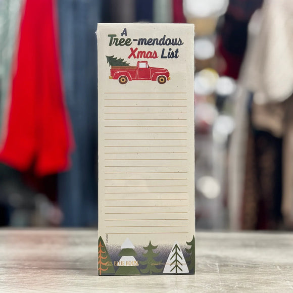 Treemendous Christmas Magnetic Notepad