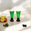 Green Glass shooters (set of 2)-2