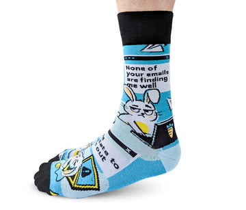 Men's Inbox Bunny Socks