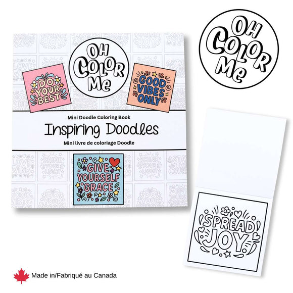 Mini Coloring Book – Inspiring Doodles (Quotes)