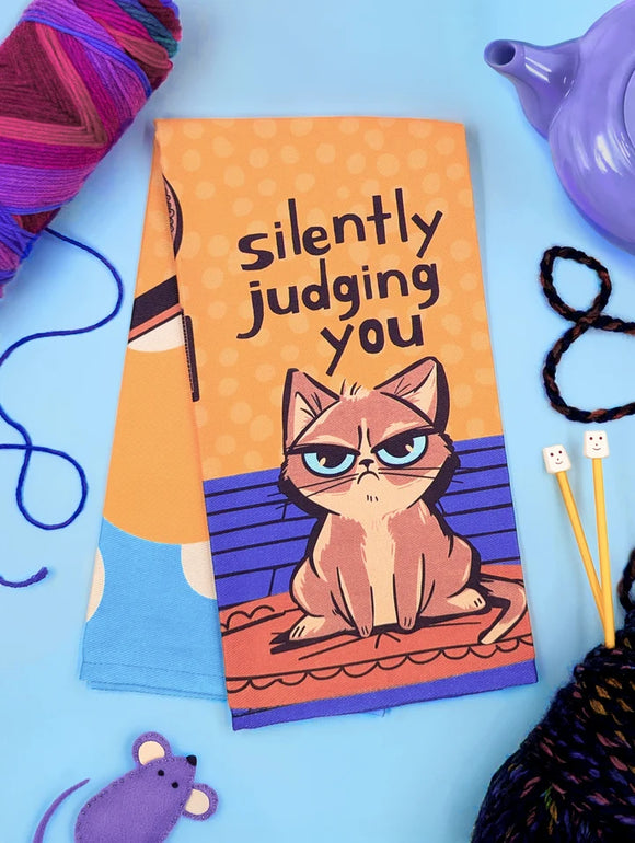 Judging You Dish Towel