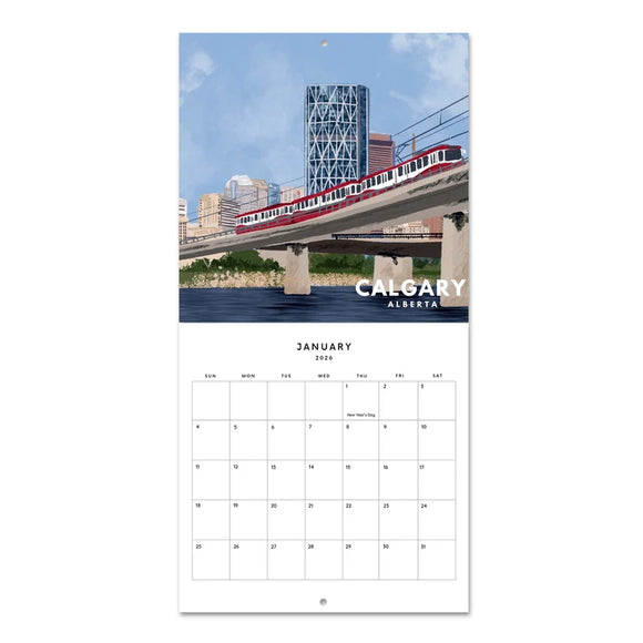 Places Of Canada 2027 Wall Calendar