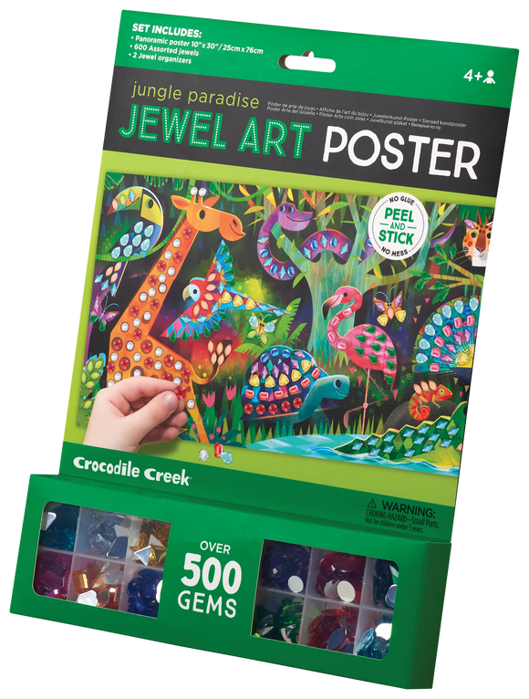Jewel Art Poster: Jungle Paradise