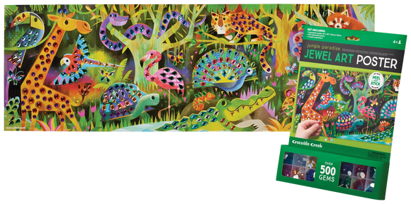 Jewel Art Poster: Jungle Paradise