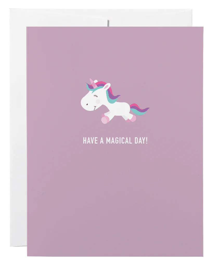 Unicorn Birthday Card