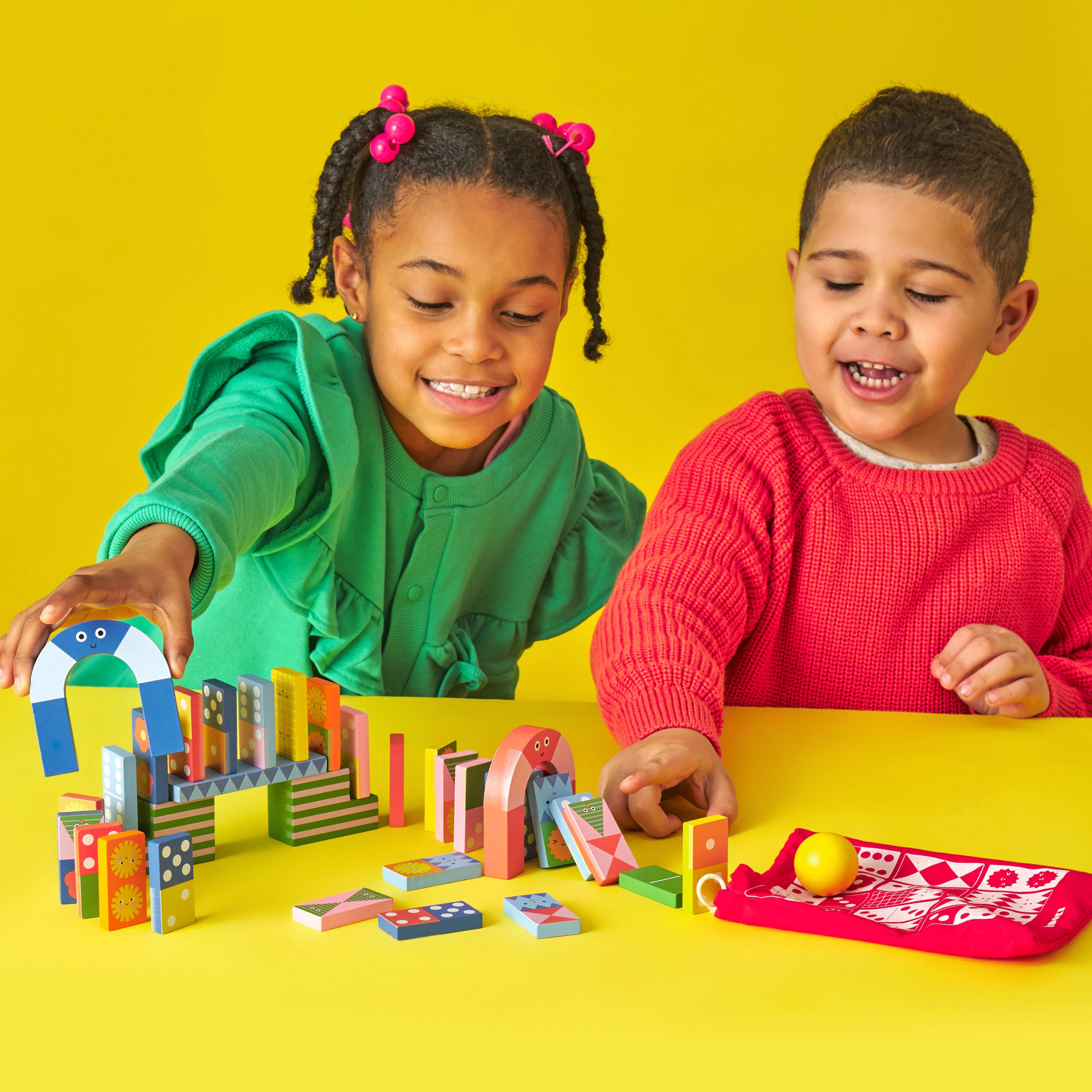 Kidoki Topple Twist Dominoes - 0