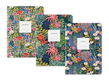 Set No.1 | 3x Stitched B6 Notebook Set