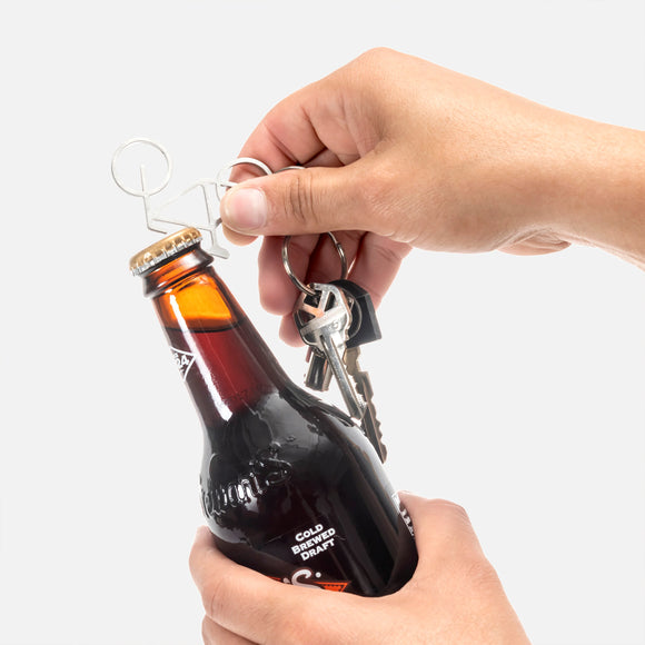 Metal Bike Key Ring and Bottle Opener