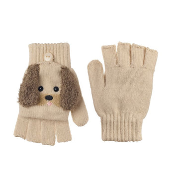 Pippy Puppy Knitted Gloves