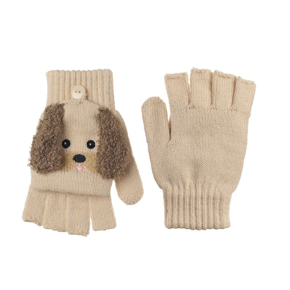 Pippy Puppy Knitted Gloves