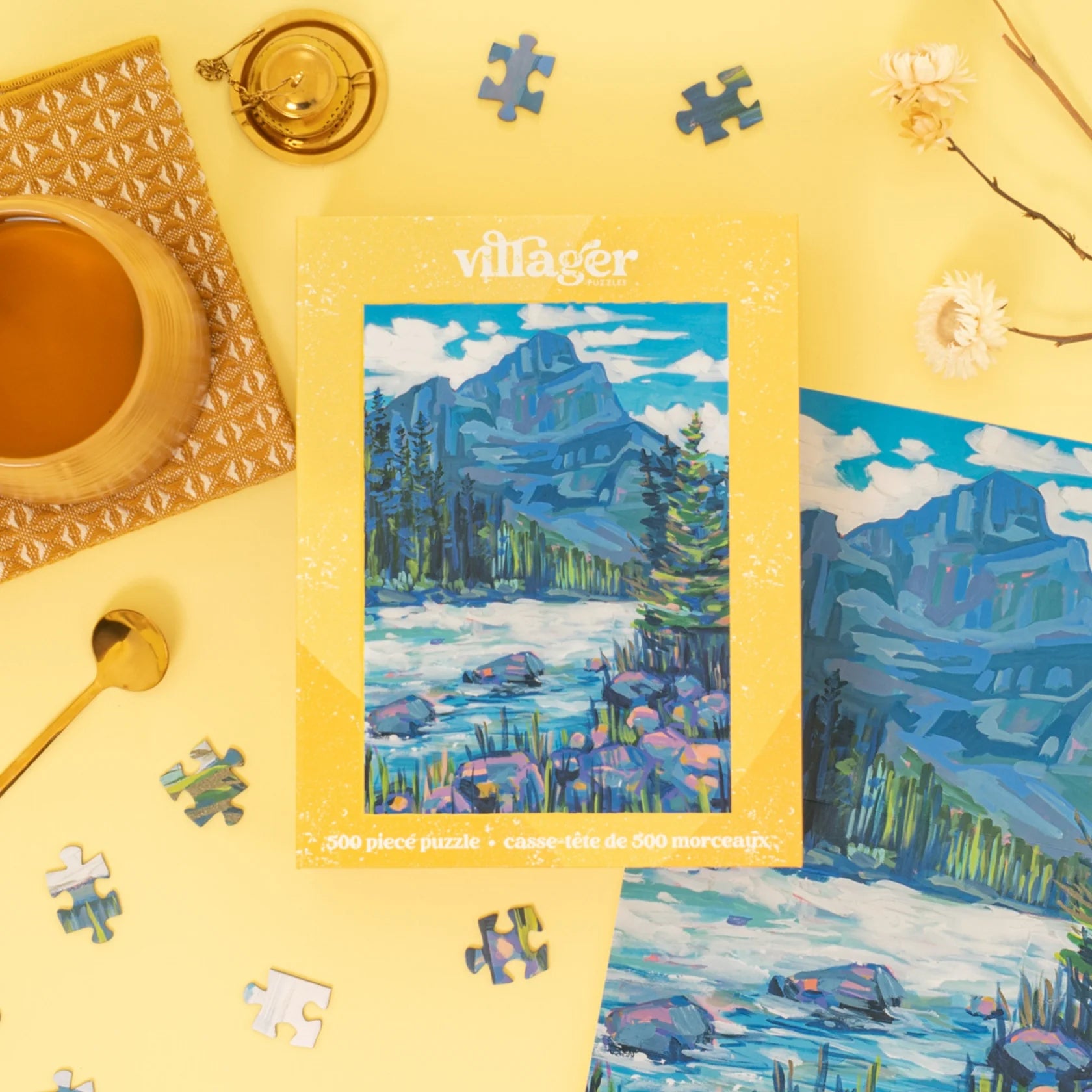 Villager Puzzles | Kicking Horse Mountain | 500-Piece Puzzle for Adults