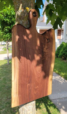 Live Edge Walnut Charcuterie Board