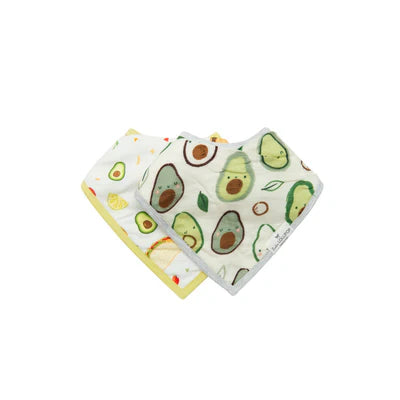 Loulou Lollipop Bandana Bib Set (various patterns)