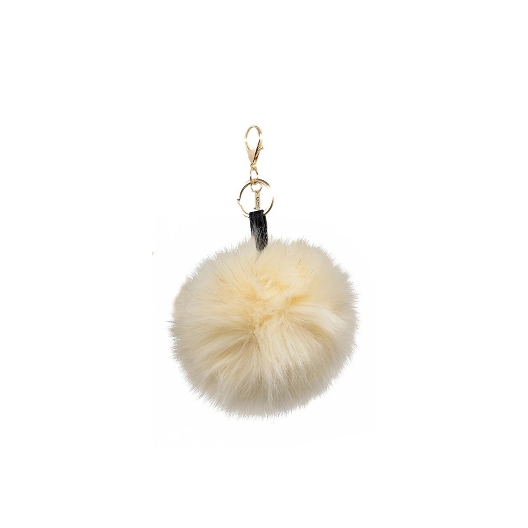 Faux Single Pom Cream