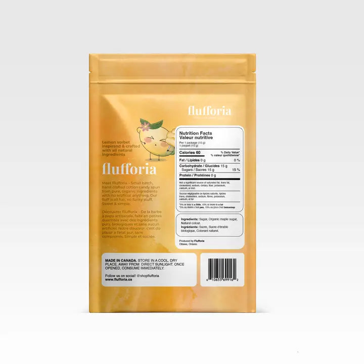 Lemona | Organic All Natural Lemon Flavored Cotton Candy