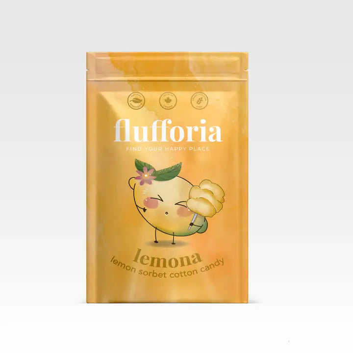 Lemona | Organic All Natural Lemon Flavored Cotton Candy - 0